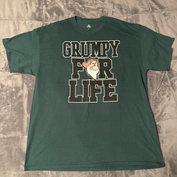 Disney | Shirts | Disney Parks Grumpy For Life Dwarf Disney World Sz Xl ...